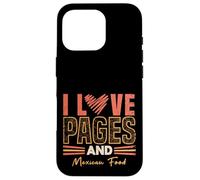 Funny Book Lover and Mexican Food Reading Humor Case for iPhone 16 Pro