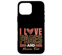 Funny Book Lover and Mexican Food Reading Humor Case for iPhone 16 Pro Max