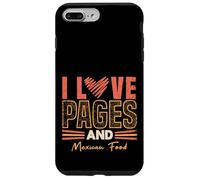 Funny Book Lover and Mexican Food Reading Humor Case for iPhone 7 Plus/8 Plus