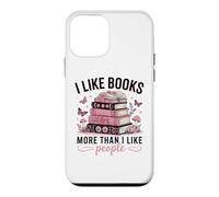 Funny Book Lover Antisocial Introvert Bookworm Reading Nerd Case for iPhone 12 mini