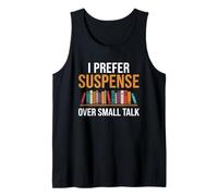 Funny Book Lover Equipment Men Women Reading Thriller Tank Top