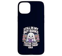 Funny Book Lover Ghost Reading Still In My Buy Books Era Case for iPhone 15 Plus