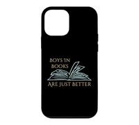 Funny book reading lover Boys In Books Are Just Better Case for iPhone 12 mini