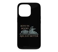 Funny book reading lover Boys In Books Are Just Better Case for iPhone 13 Pro
