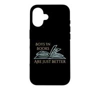Funny book reading lover Boys In Books Are Just Better Case for iPhone 16
