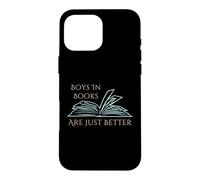 Funny book reading lover Boys In Books Are Just Better Case for iPhone 16 Pro Max