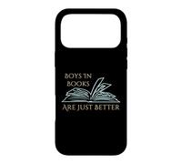 Funny book reading lover Boys In Books Are Just Better Case for iPhone 17 Pro Max