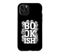 Funny Bookish Owl Book Lover Owls Bibliophile Typography Case for iPhone 11 Pro