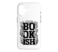 Funny Bookish Owl Book Lover Owls Bibliophile Typography Case for iPhone 16
