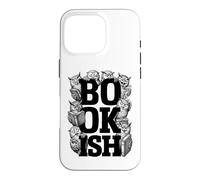 Funny Bookish Owl Book Lover Owls Bibliophile Typography Case for iPhone 16 Pro