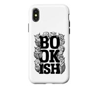 Funny Bookish Owl Book Lover Owls Bibliophile Typography Case for iPhone X/XS