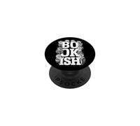 Funny Bookish Owl Book Lover Owls Bibliophile Typography PopSockets Adhesive PopGrip