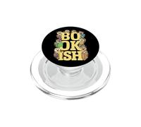 Funny Bookish Owl Book Lover Owls Bibliophile Typography PopSockets PopGrip for MagSafe