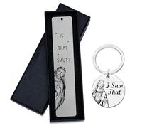 Funny Bookmarks for Women Men, is That Smutt Jesus Bookmark, Stainless Steel Jesus Keepsake Book Mark for Religious Christmas Birthday Gifts (Jesus)