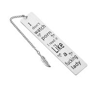 Funny Bookmarks I Don't Watch Porn I Read it Like a Lady Bookmark for Women Girls Daughter Aunt Sister Wife Bookmark Gift for Book Lovers