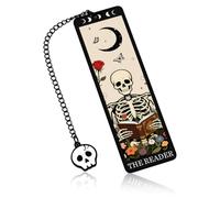 Funny Bookmarks Spooky Horror Gifts for Women Men Adults Halloween Basket