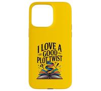 FUNNY BOOKS I LOVE A GOOD PLOT TWIST Case for iPhone 15 Pro Max