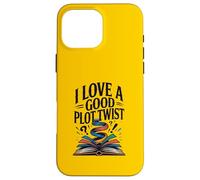 FUNNY BOOKS I LOVE A GOOD PLOT TWIST Case for iPhone 16 Pro Max