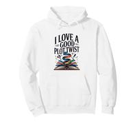 FUNNY BOOKS I LOVE A GOOD PLOT TWIST Pullover Hoodie