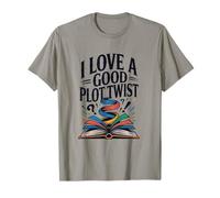 Funny Books I Love A Good PLOT Twist T-Shirt