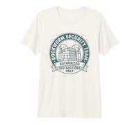 Funny Bookworm Dog Lover Security Team Authorized Premium T-Shirt