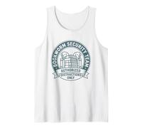 Funny Bookworm Dog Lover Security Team Authorized Tank Top