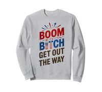 Funny BOOM BITCH Fireworks Squad New Year 4th July Director Sweatshirt