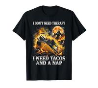Funny Bootleg Taco Nap Reaper Adult Humor T-Shirt