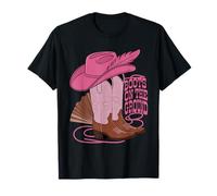 Funny Boots On The Ground Cowboy Boots Western Country Music T-Shirt
