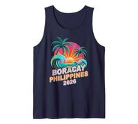 Funny Boracay Philippines 2026 Vacation Swimming Trip Tank Top