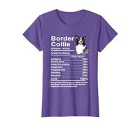 Funny Border Collie Facts Nutrition Gift Border T-Shirt
