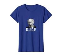 Funny Boris Johnson Prime Minister Dude Political Tee T-Shirt, Women, Royal Blue, Medium