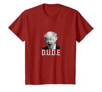 Funny Boris Johnson Prime Minister Dude Political Tee T-Shirt, Youth, Cranberry Red, X-Small