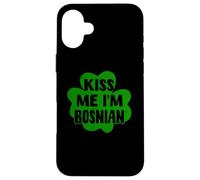 Funny Bosnia And Herzegovina St. Patrick's Day Costume Case for iPhone 16 Plus
