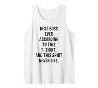Funny Boss Quote About Being The Best in The Office Tank Top