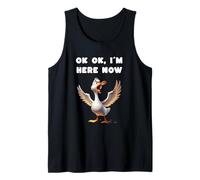 Funny boss sayings "Ich bin schon da Arbeit" [German Language] Tank Top