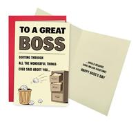 Funny Boss's Day Card from Employee, Boss's Day Card for Leader Manager