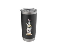 Funny Boston Terrier Easter Egg Kids Mens Womens Easter Day Stainless Steel Insulated Tumbler
