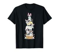 Funny Boston Terrier Easter Egg Kids Mens Womens Easter Day T-Shirt