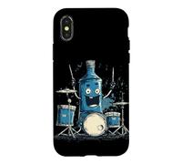 Funny Bottle Drummer Boy Costume for Drums Instruments Fans Case for iPhone X/XS