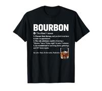 Funny Bourbon Definition Whiskey Lover Sarcastic Humor T-Shirt