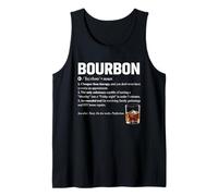 Funny Bourbon Definition Whiskey Lover Sarcastic Humor Tank Top