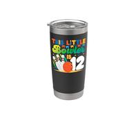 Funny Bowling 12Th Birthday This Little Bowler is 12 Stainless Steel Insulated Tumbler