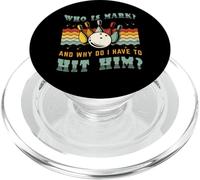 Funny Bowling Humor Who is Mark Why Hit Him Bowler Meme Gift PopSockets PopGrip for MagSafe