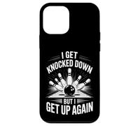 Funny Bowling Saying I Get Knocked Down But Up Again Case for iPhone 12 mini