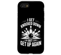 Funny Bowling Saying I Get Knocked Down But Up Again Case for iPhone SE (2020) / 7/8