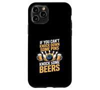 Funny Bowling Saying Knock Down Pins Beers Case for iPhone 11 Pro