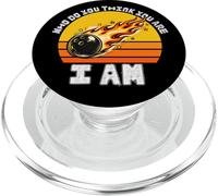 Funny Bowling Who Do You Think You Are I Am Bowling Classic PopSockets PopGrip for MagSafe