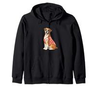 Funny Boxer Dog With Heart Tattoo Boxer Mom Dogs Lover Zip Hoodie