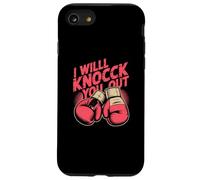 Funny Boxer Knock You Out Boxing Gloves I Will Knock You Out Case for iPhone SE (2020) / 7/8
